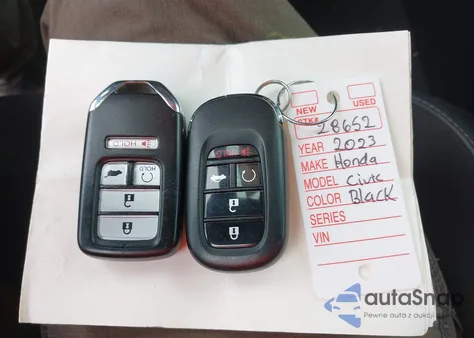 2023 Honda Civic Sport из США, поврежденный, VIN 2HGFE2F59PH556177